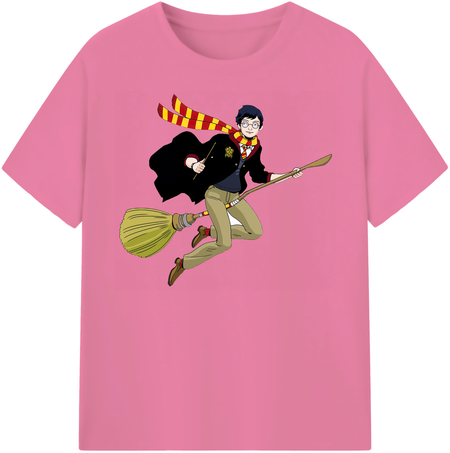 （画像用） Harry Potter ハリー・ポッターシリーズ 綿100％半袖Tシャツ（フロントプリント）